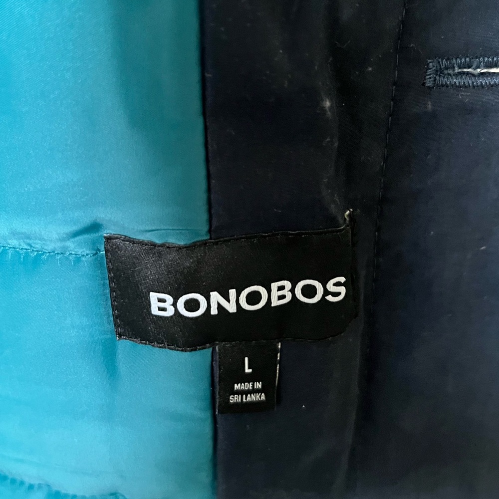 NWOT Bonobos Men's Navy Coat Insulated Parka Size Large - Picture 9 of 17